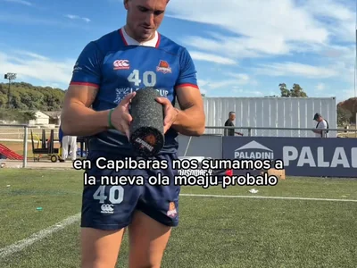 Capibaras con su rolo Moahu